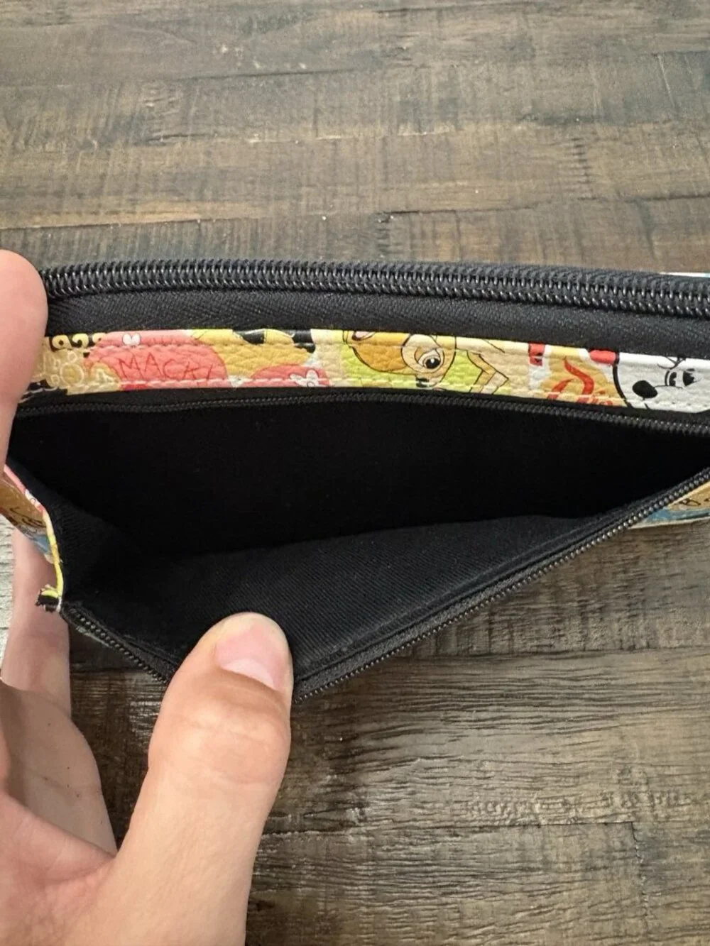 Disney World Disneyland Mickey and Characters Collage Wallet